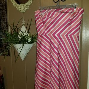 ANN TAYLOR Strapless striped sundress - HOST PICK